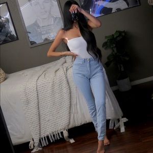 American Apparel High Waisted Mom Jeans